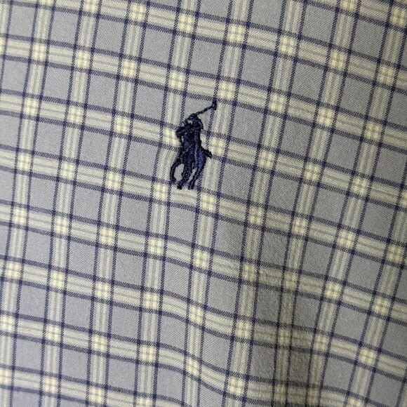Ralph Lauren Blake 100% Cotton Short Sleeve Button Down, Sz L, Blue Violet 2/$25 - Picture 6 of 12